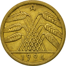 Coin, GERMANY, WEIMAR REPUBLIC, 50 Rentenpfennig, 1924, Berlin, EF(40-45)