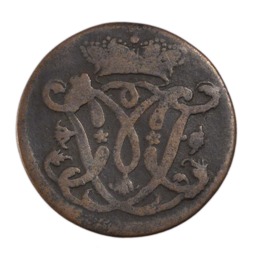 GERMAN STATES, 1/4 St, 1767, KM #161, VF(20-25), Copper, 2.30