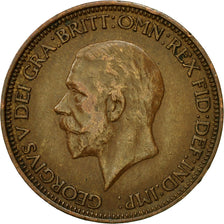 Coin, Great Britain, George V, 1/2 Penny, 1930, EF(40-45), Bronze, KM:837