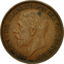 Coin, Great Britain, George V, 1/2 Penny, 1927, EF(40-45), Bronze, KM:824