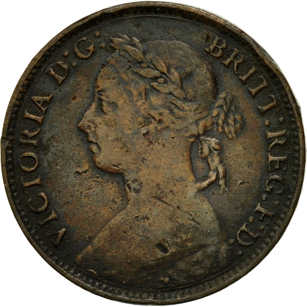 Munten, Groot Bretagne, Victoria, Farthing, 1893, FR+, Bronze, KM:753