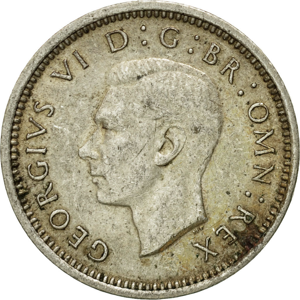 Coin, Great Britain, George VI, 3 Pence, 1937, EF(40-45), Silver, KM:848