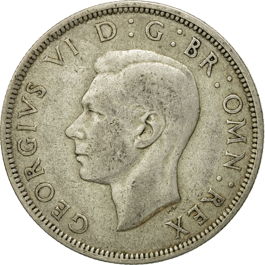 Coin, Great Britain, George VI, 1/2 Crown, 1940, EF(40-45), Silver, KM:856