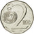 Moneta, Czechy, 2 Koruny, 1994, AU(50-53), Nickel platerowany stalą, KM:9