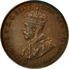 Coin, Australia, George V, 1/2 Penny, 1933, EF(40-45), Bronze, KM:22