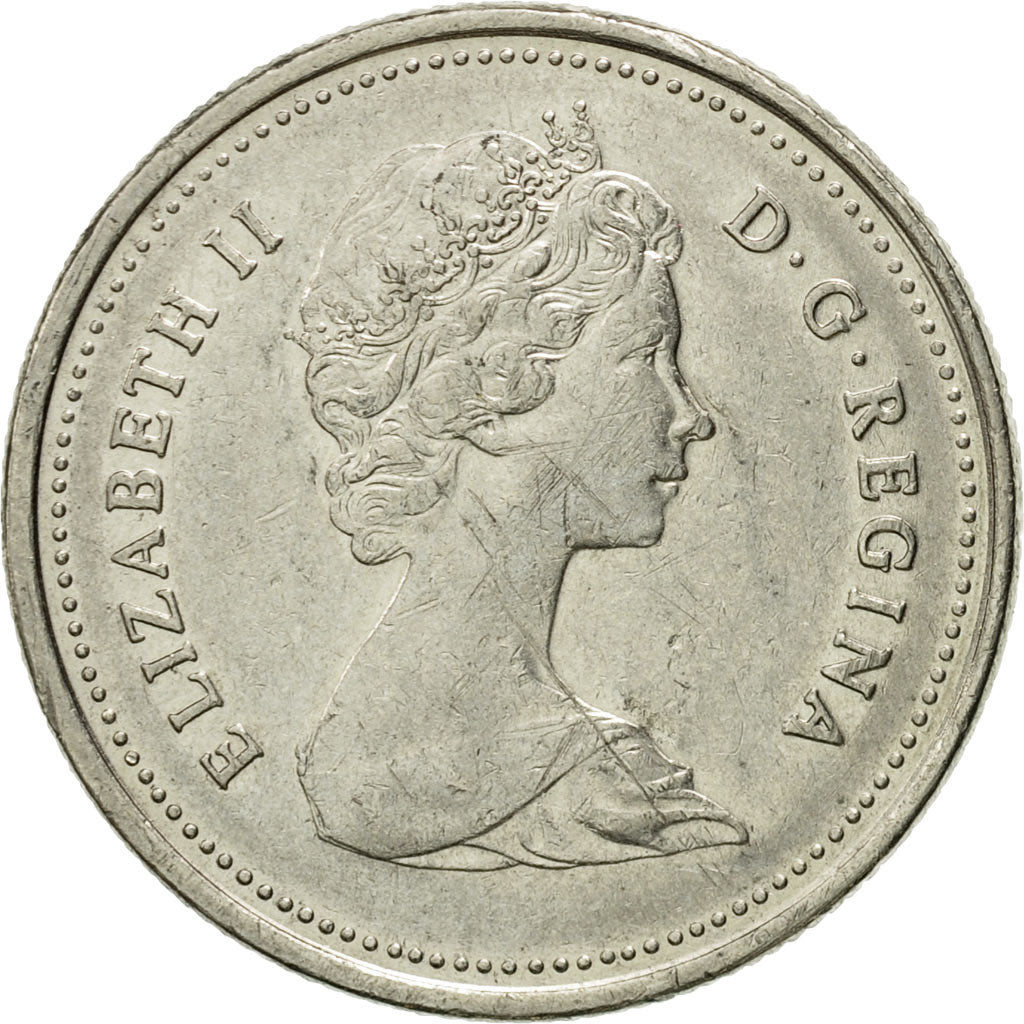 Coin, Canada, Elizabeth II, 25 Cents, 1983, Royal Canadian Mint, Ottawa