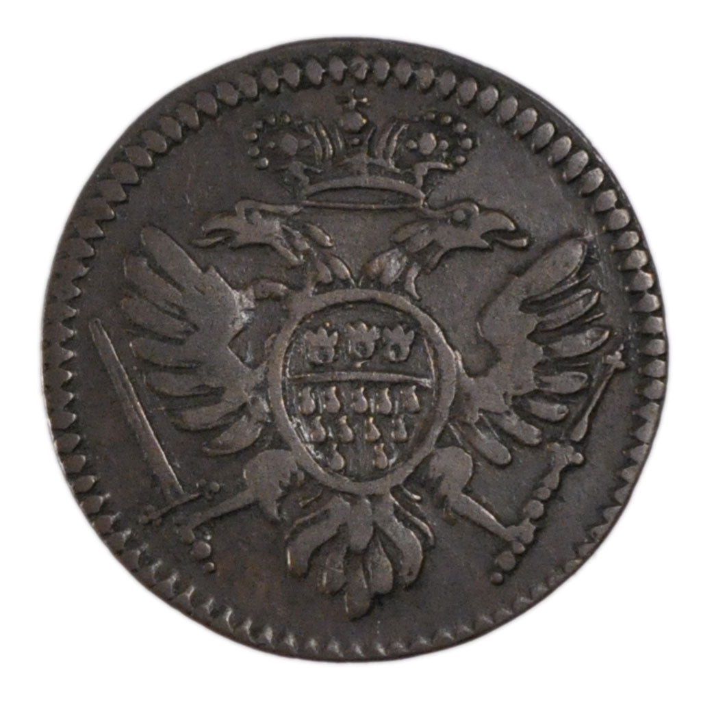 Germany, Brodt Ration Penning, 1789, KM #Tn2, AU(50-53), Copper, 1.90