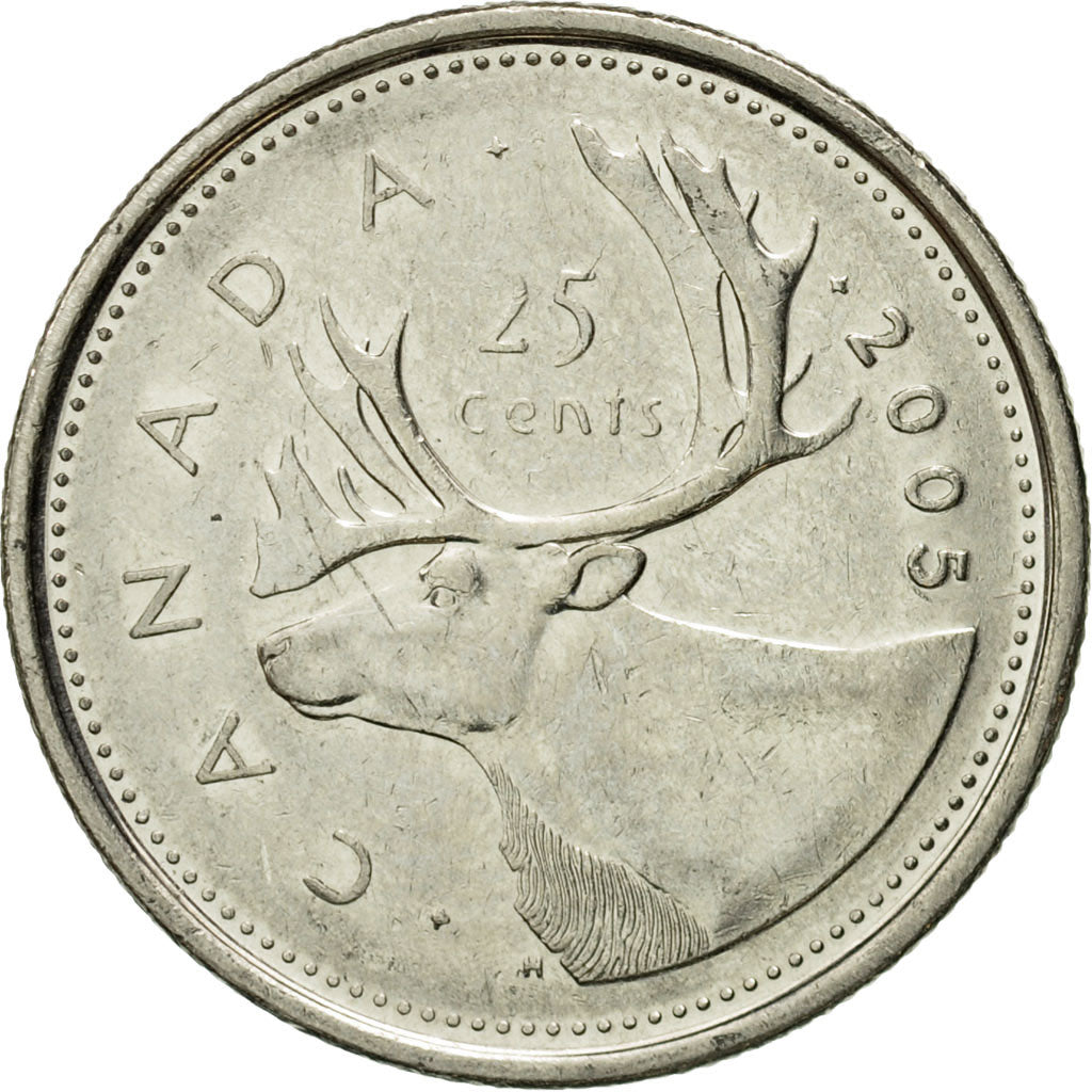 Coin, Canada, Elizabeth II, 25 Cents, 2005, Royal Canadian Mint, EF(40-45)