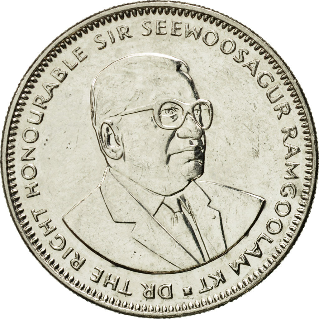 Münze, Mauritius, Rupee, 2012, SS, Nickel plated steel, KM:55a