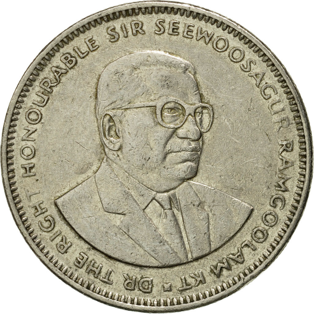 Münze, Mauritius, Rupee, 2008, SS, Copper-nickel, KM:55