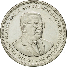 Coin, Mauritius, 1/2 Rupee, 1999, EF(40-45), Nickel plated steel, KM:54
