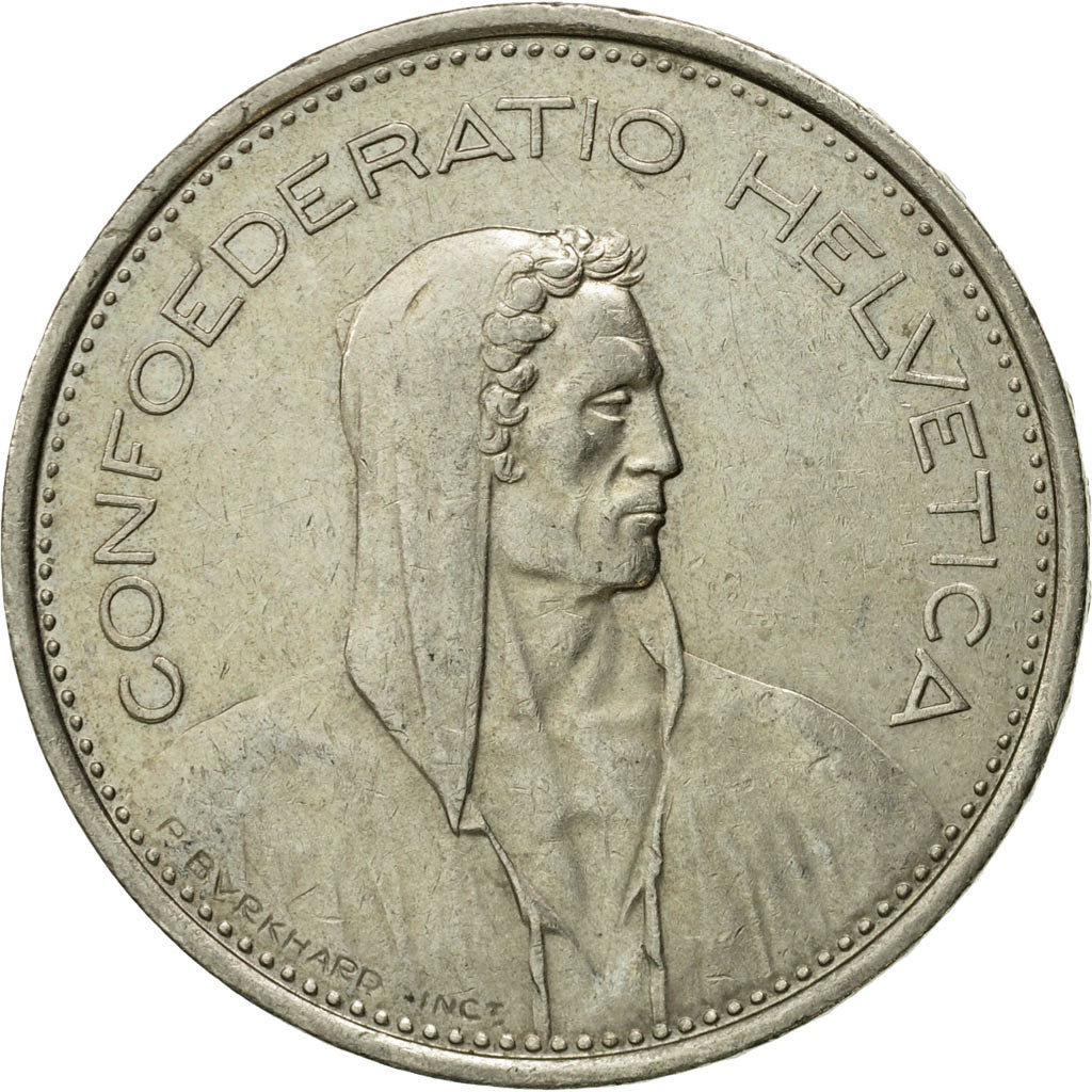 Coin, Switzerland, 5 Francs, 1978, Bern, EF(40-45), Copper-nickel, KM:40a.1