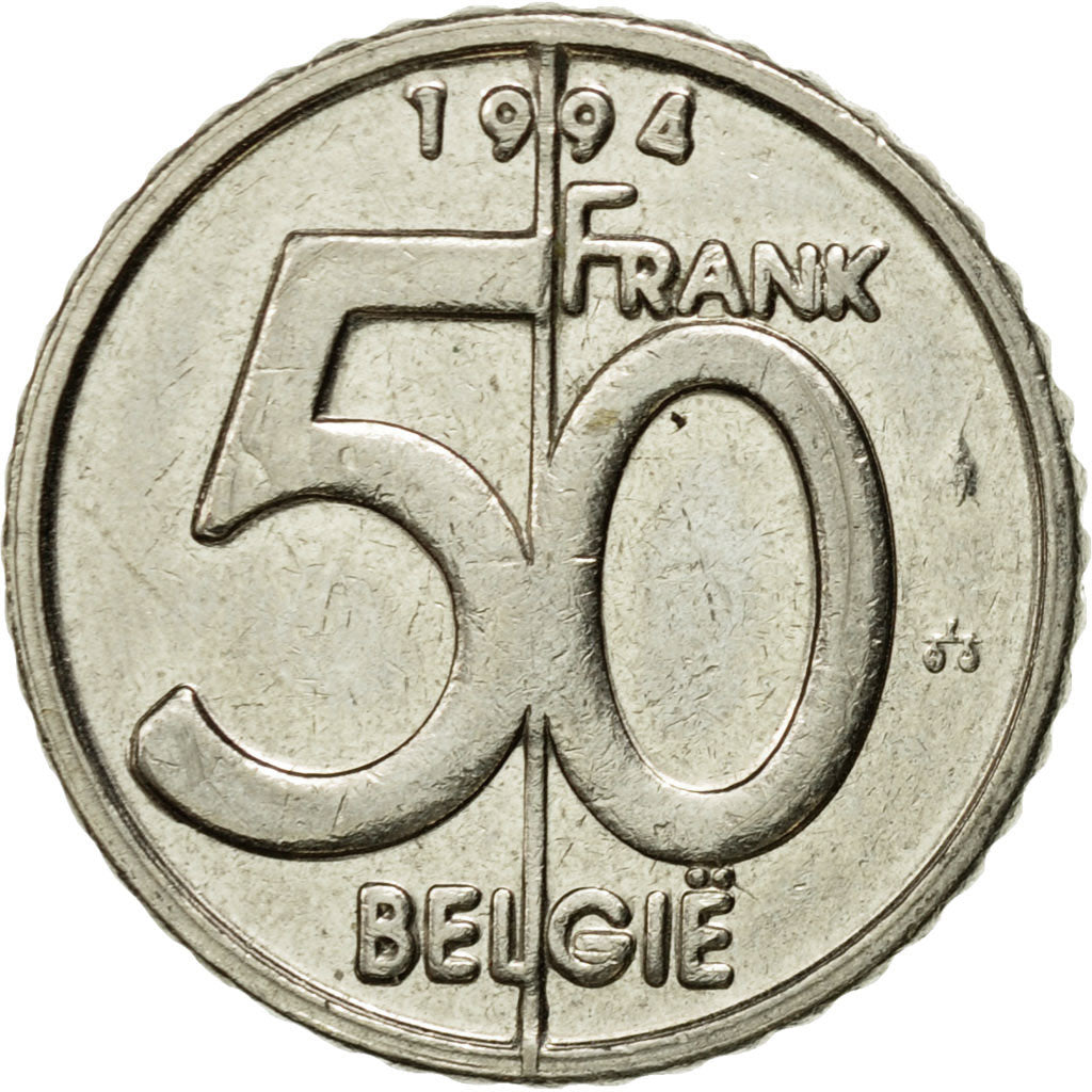 Coin, Belgium, Albert II, 50 Francs, 50 Frank, 1994, Brussels, VF(30-35)