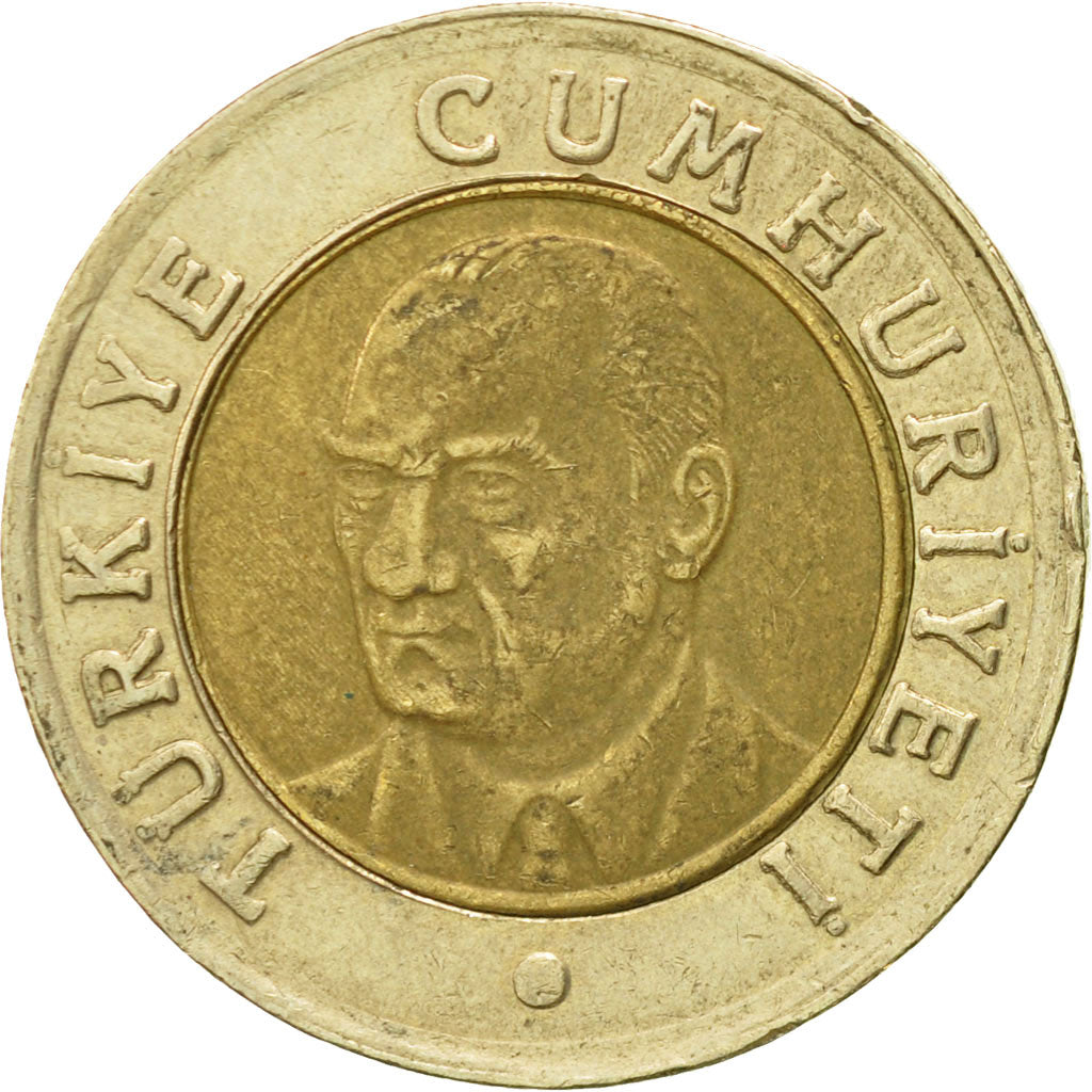 Coin, Turkey, New Lira, 2006, Istanbul, EF(40-45), Bi-Metallic, KM:1169