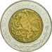 Coin, Mexico, Nuevo Peso, 1995, Mexico City, EF(40-45), Bi-Metallic, KM:550