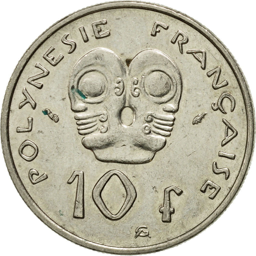 Moneta, Polinesia francese, 10 Francs, 1979, Paris, BB, Nichel, KM:8