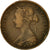 Moneta, Gran Bretagna, Victoria, 1/2 Penny, 1861, BB, Bronzo, KM:748.2