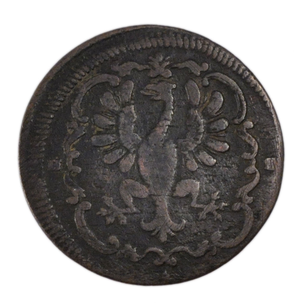GERMAN STATES, Heller, 1760, KM #109, VF(30-35), Copper, 2.00