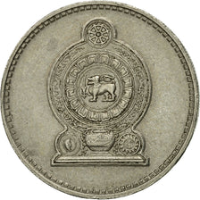 Coin, Sri Lanka, 50 Cents, 1972, VF(30-35), Copper-nickel, KM:135.1