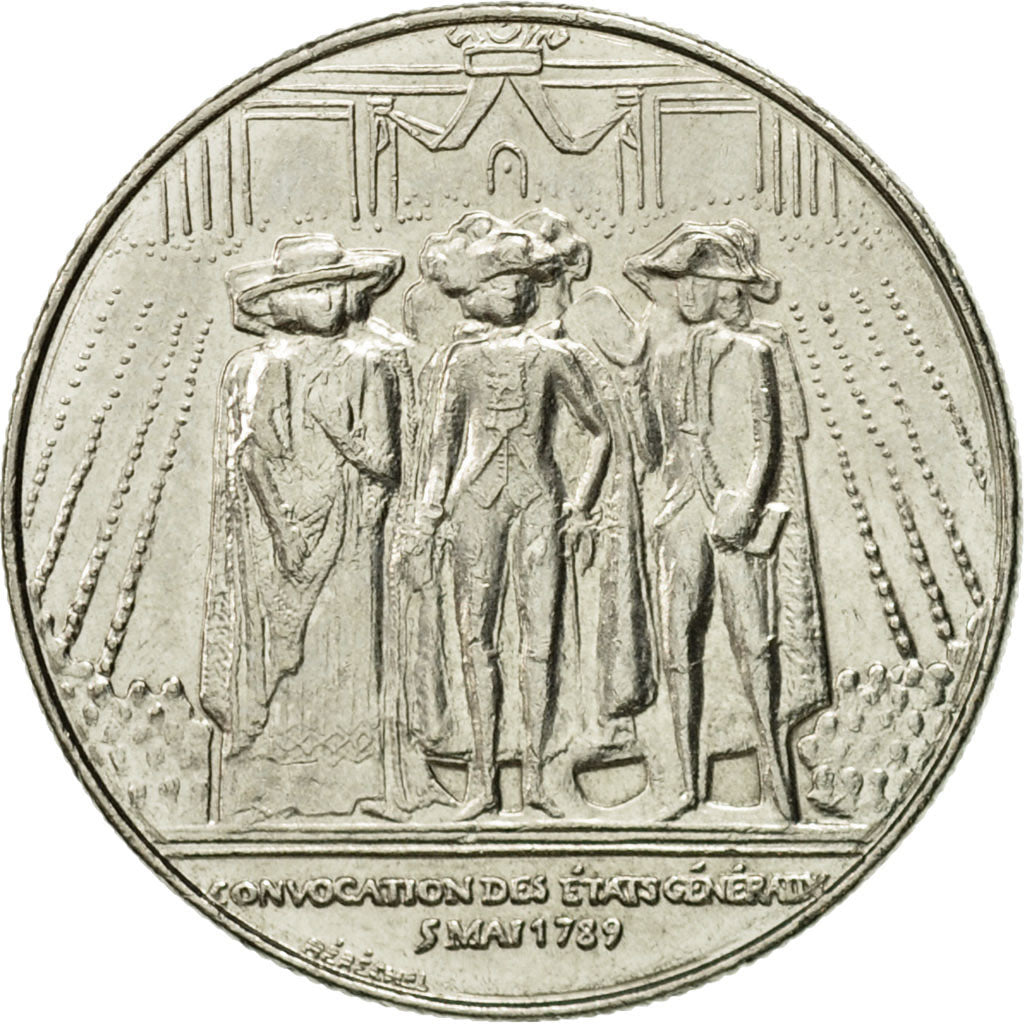 Moneda, Francia, États généraux, Franc, 1989, Paris, MBC+, Níquel, KM:967