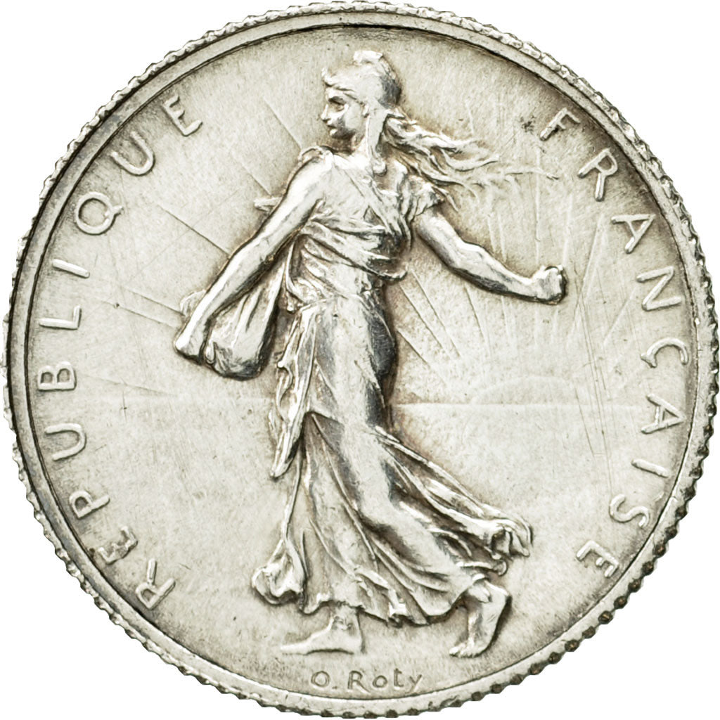 Coin, France, Semeuse, Franc, 1920, Paris, EF(40-45), Silver, KM:844.1