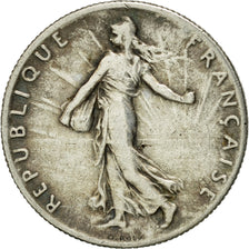 Coin, France, Semeuse, 50 Centimes, 1918, Paris, VF(20-25), Silver, KM:854