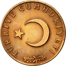 Coin, Turkey, 10 Kurus, 1973, AU(55-58), Bronze, KM:891.2