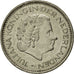Coin, Netherlands, Juliana, Gulden, 1976, EF(40-45), Nickel, KM:184a