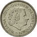 Munten, Nederland, Juliana, Gulden, 1976, ZF, Nickel, KM:184a