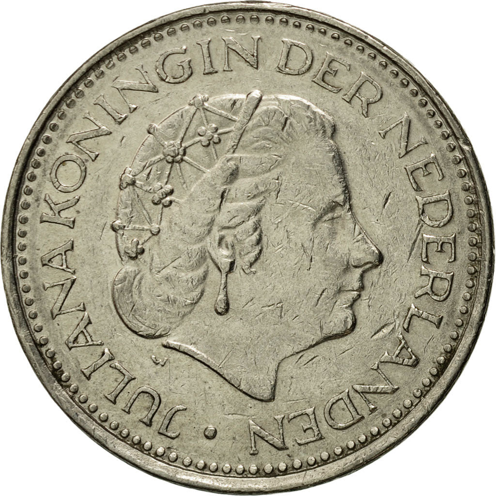 Coin, Netherlands, Juliana, Gulden, 1979, EF(40-45), Nickel, KM:184a