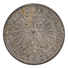 Moneta, Stati tedeschi, FRANKFURT AM MAIN, Kreuzer, 1866, SPL-, Argento, KM:367