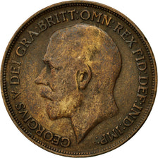 Coin, Great Britain, George V, Penny, 1919, EF(40-45), Bronze, KM:810