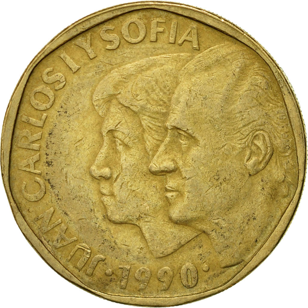 Monnaie, Espagne, Juan Carlos I, 500 Pesetas, 1990, TTB, Aluminum-Bronze, KM:831