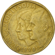 Monnaie, Espagne, Juan Carlos I, 500 Pesetas, 1990, TTB, Aluminum-Bronze, KM:831
