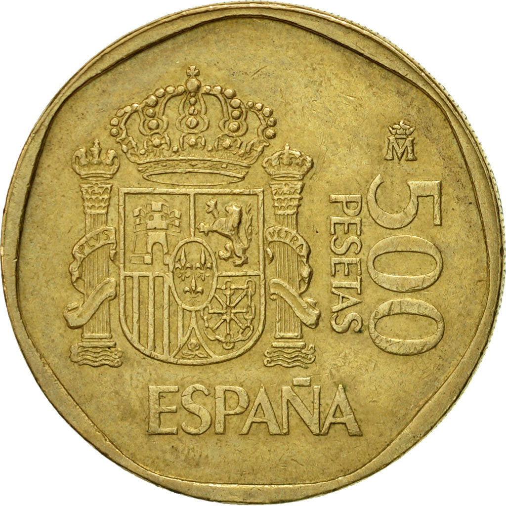 Monnaie, Espagne, Juan Carlos I, 500 Pesetas, 1990, TTB, Aluminum-Bronze, KM:831