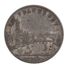 GERMAN STATES, 6 Kreuzer, 1856, KM #350, VF(30-35), Silver, 2.70