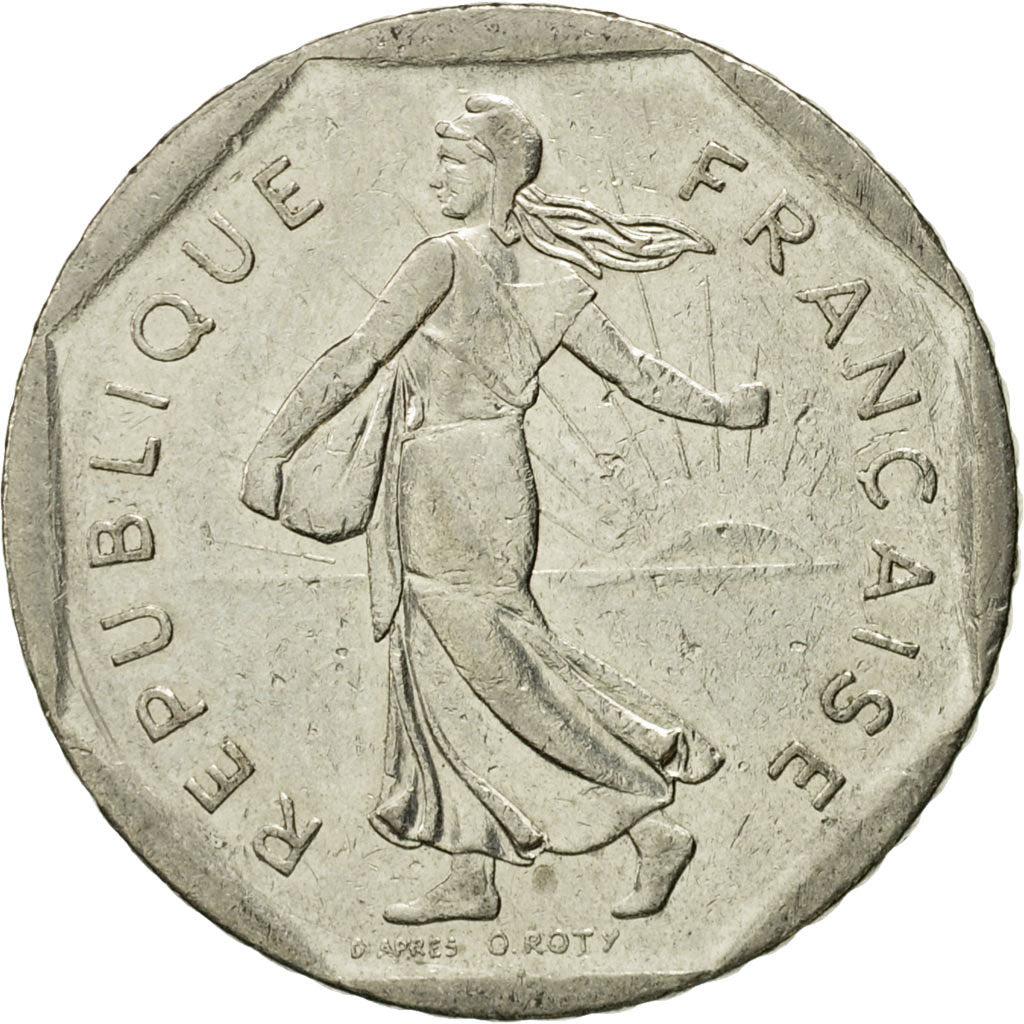 Moneda, Francia, Semeuse, 2 Francs, 1981, Paris, MBC, Níquel, KM:942.1