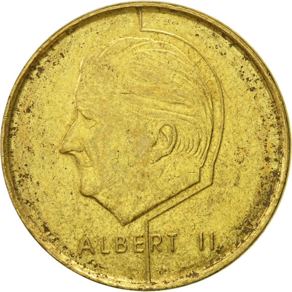 Moneta, Belgio, Albert II, 5 Francs, 5 Frank, 1998, Brussels, MB+