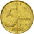 Moneda, Bélgica, Albert II, 5 Francs, 5 Frank, 1998, Brussels, BC+, Aluminio -