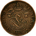Coin, Belgium, Leopold II, 2 Centimes, 1909, VF(20-25), Copper, KM:35.1