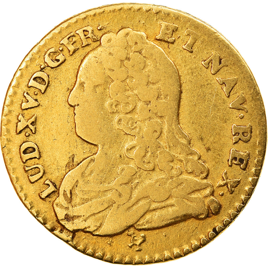 Coin, France, 1/2 Louis d'or aux lunettes, 1/2 Louis d'or, 1726, Montpellier