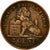 Moneta, Belgia, Leopold II, 2 Centimes, 1902, EF(40-45), Miedź, KM:35.1