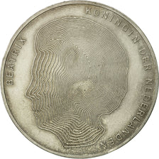 Coin, Netherlands, Beatrix, 50 Gulden, 1990, VF(30-35), Silver, KM:214