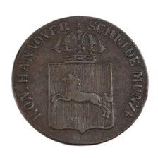 Germany, 1 Pfennig, 1837, KM #1662, EF(40-45), Copper, 2.40