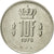 Coin, Luxembourg, Jean, 10 Francs, 1978, EF(40-45), Nickel, KM:57