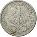 Moneda, Polonia, 2 Zlote, 1958, Warsaw, BC+, Aluminio, KM:46
