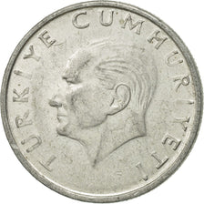 Moneda, Turquía, 25 Lira, 1988, BC+, Aluminio, KM:975