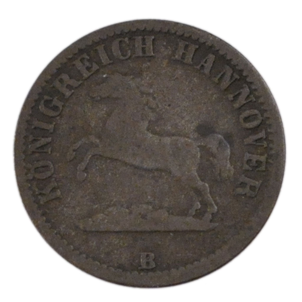 GERMAN STATES, 1/2 Groschen, 1858, KM #235, VF(30-35), Silver, 1.00