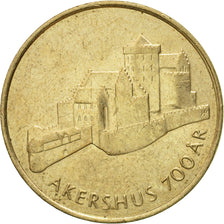 Coin, Norway, Harald V, 20 Kroner, 1999, EF(40-45), Nickel-brass, KM:464