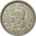 Coin, Argentina, Peso, 1957, EF(40-45), Nickel Clad Steel, KM:57